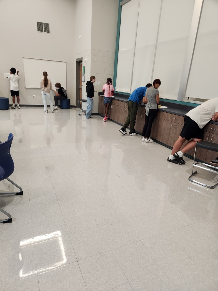 kids working on math 