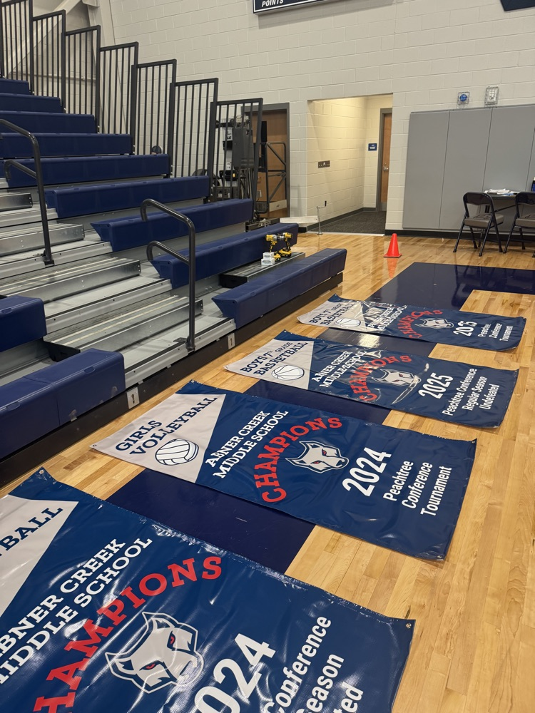 banners in the gym