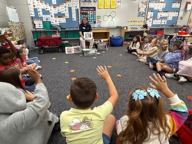 USC Upstate’s Watershed visited 1st grade today. They observed some different animals and their adaptations that help them survive.