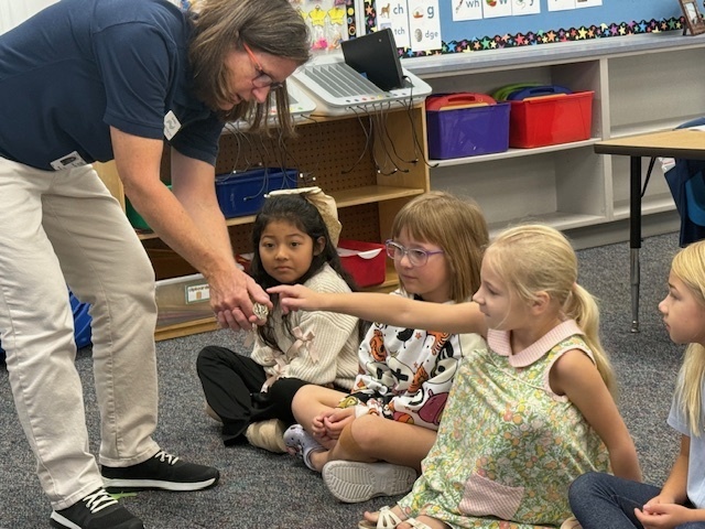 USC Upstate’s Watershed visited 1st grade today. They observed some different animals and their adaptations that help them survive.