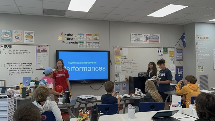 kids performing poetry