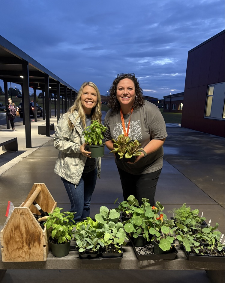 teachers with plants