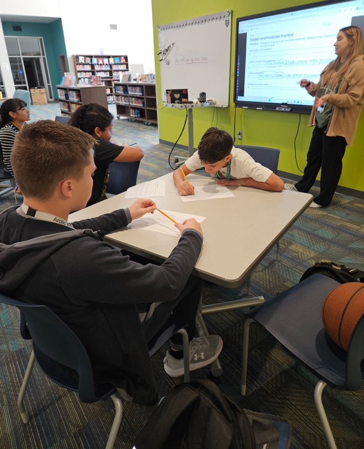 kids in the library