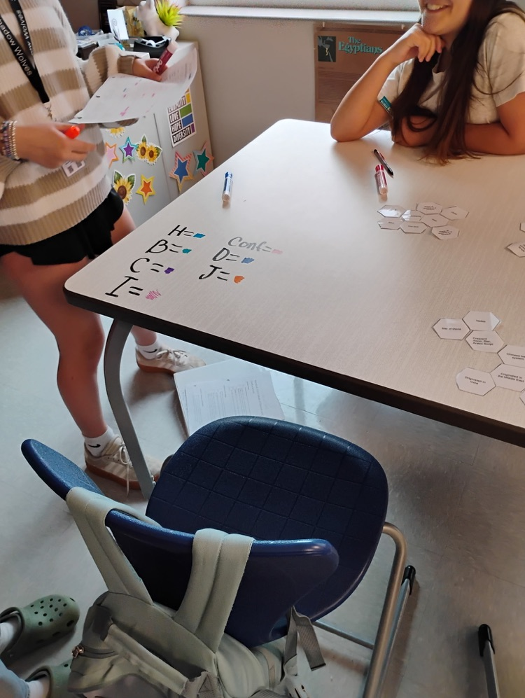 students using hexagonal thinking