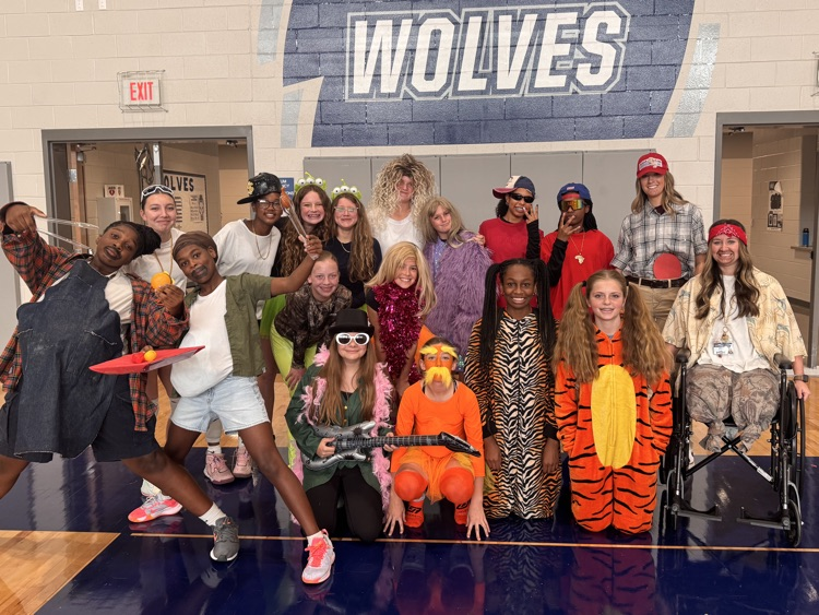 volleyball team dressed up