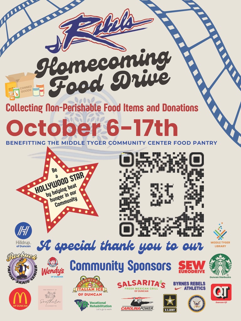 Homecoming food drive