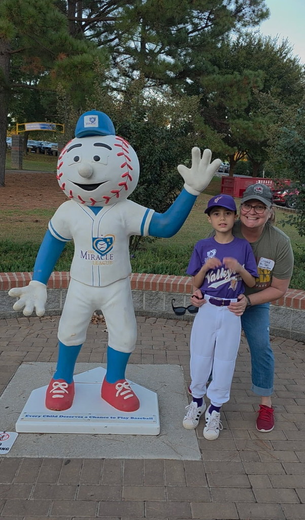 Mrs. Miller's student plays for the Carolina Miracle League!