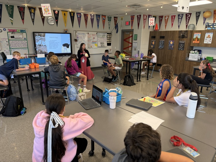 kids in science class