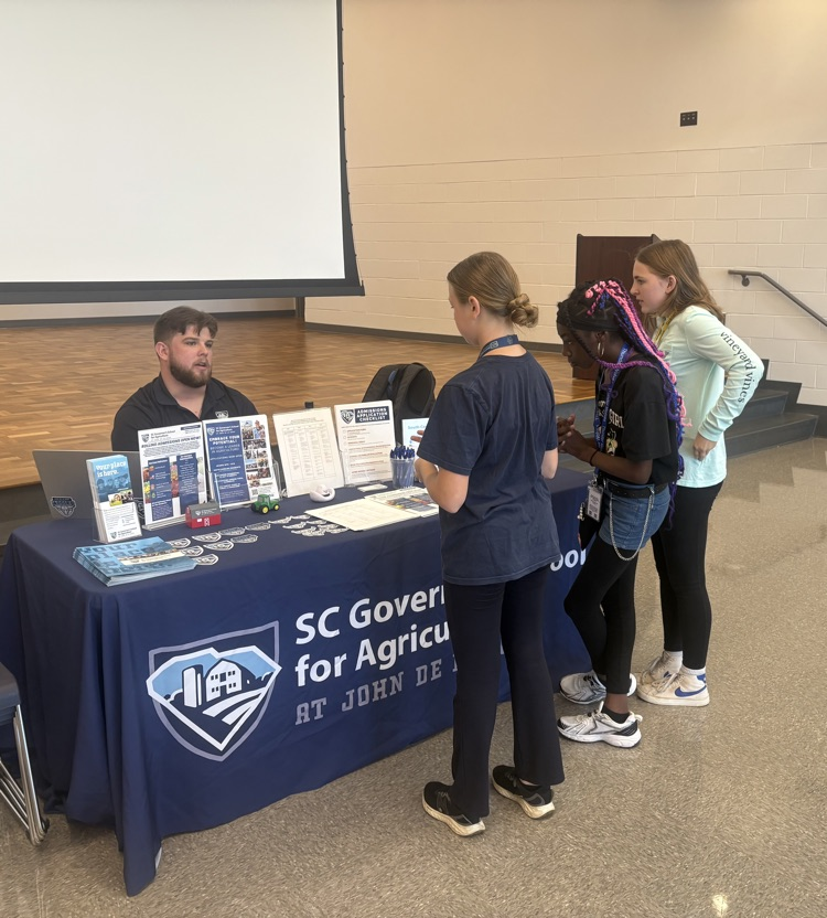 students with visitor