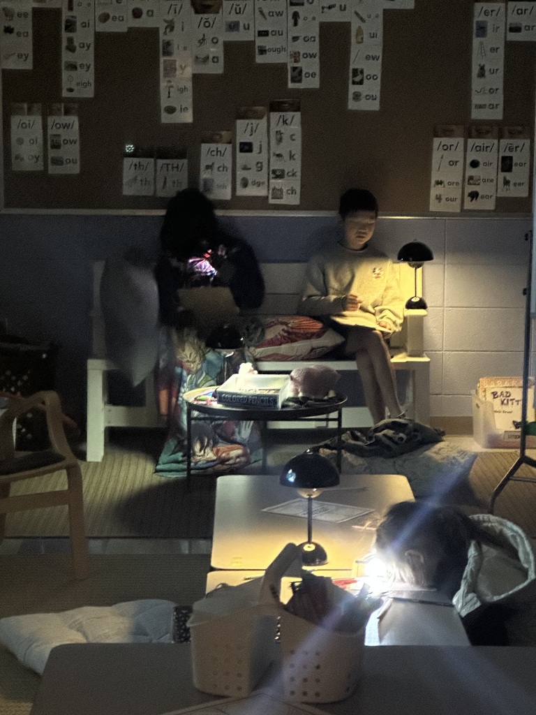 Flashlight Friday comprehension activity