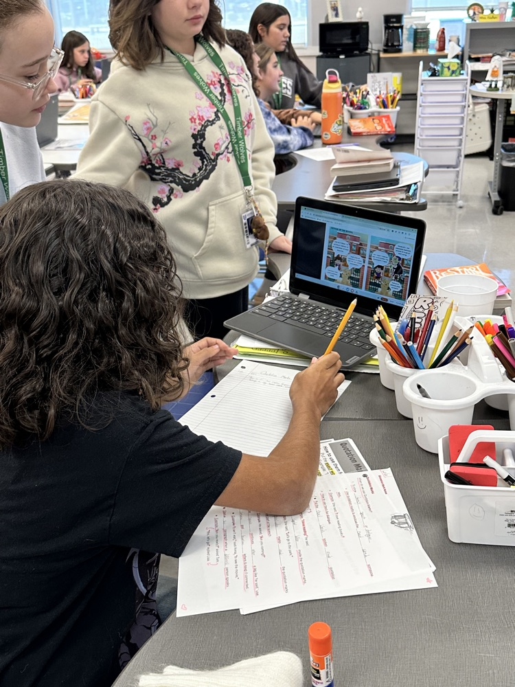 kids working in ELA class