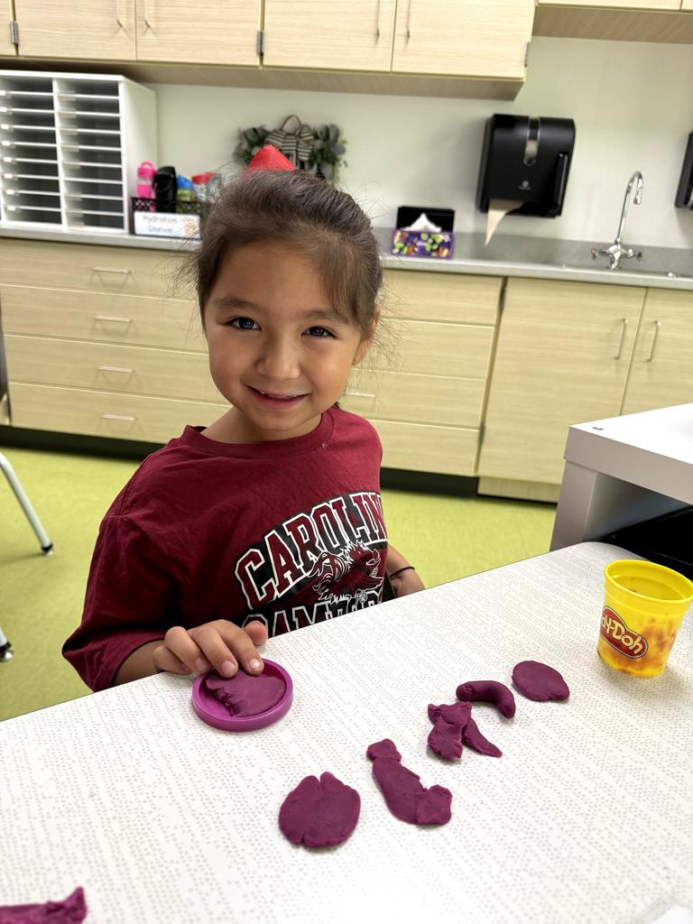 fallow sight words with play doh