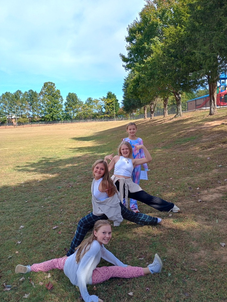 students in matching pjs