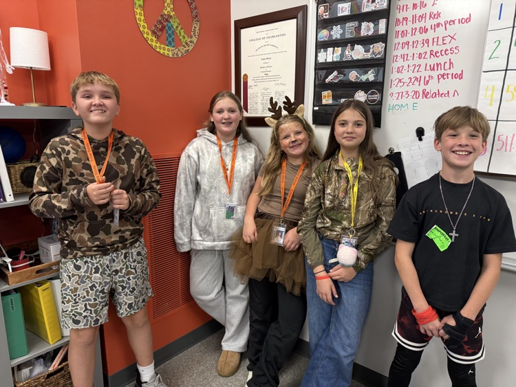 teachers or student students in camouflage