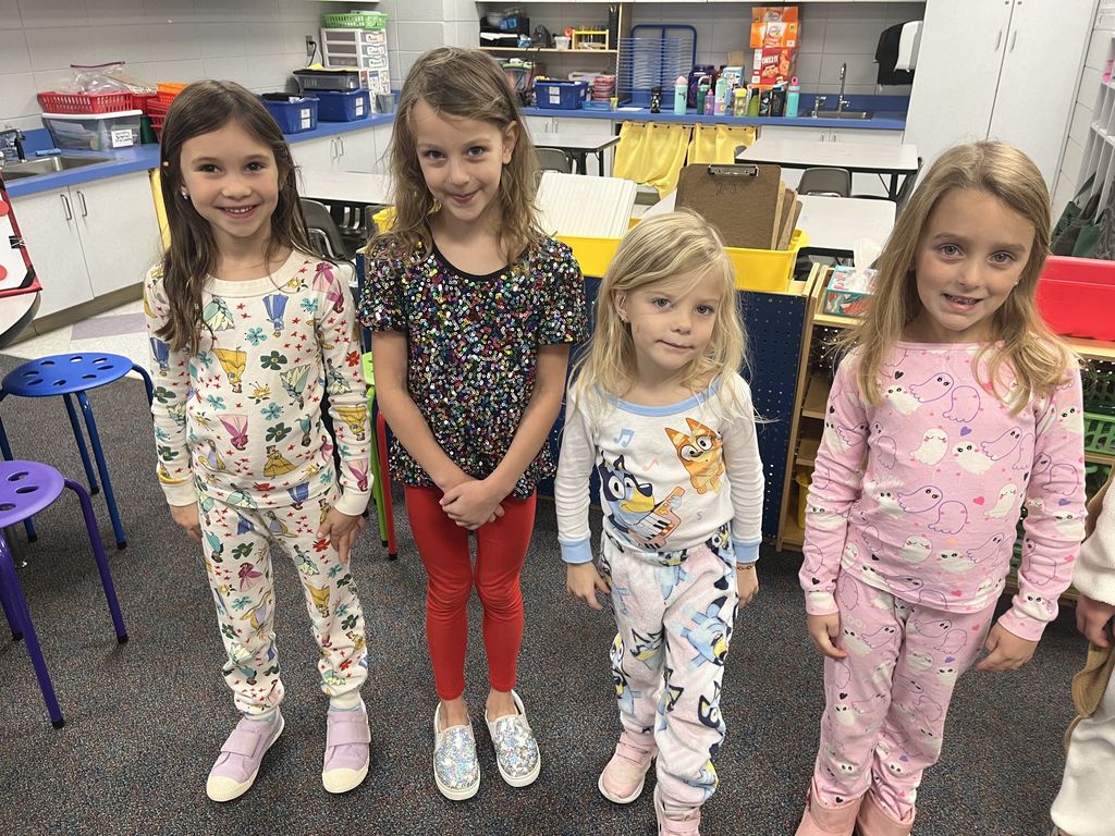 students in pjs