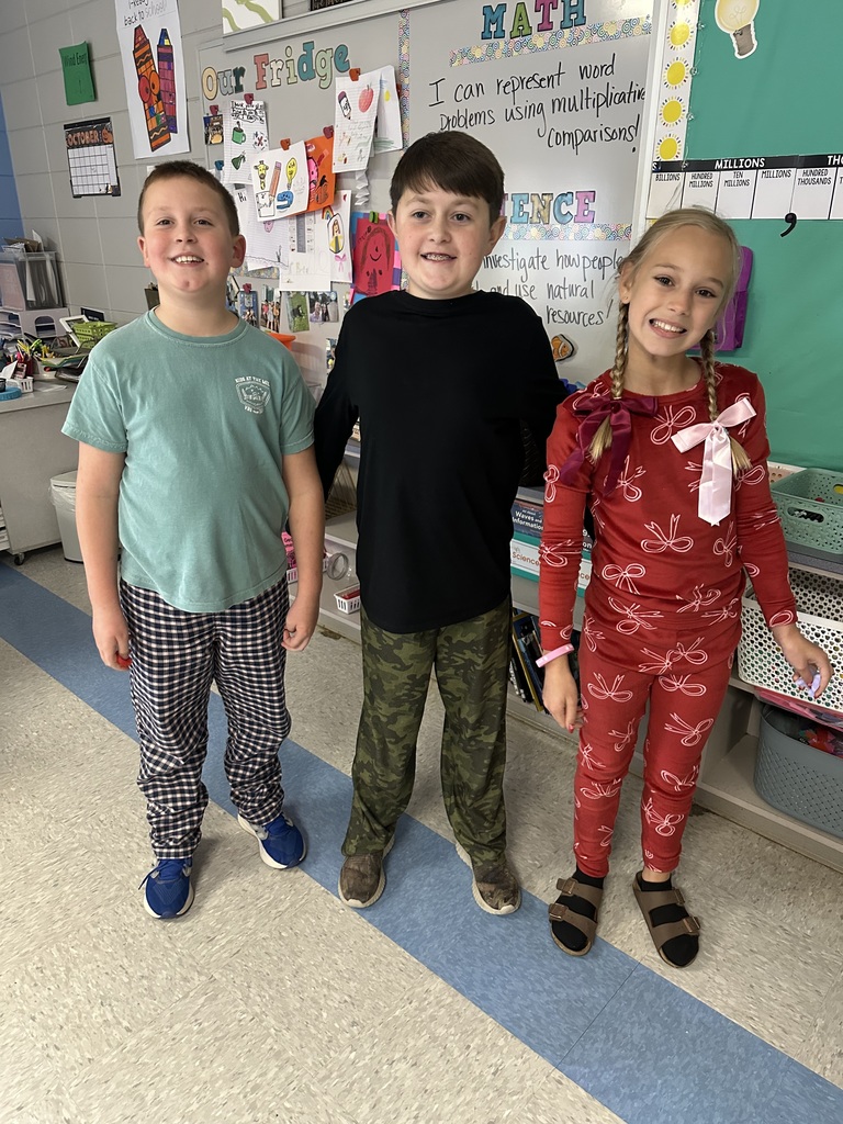 students in pjs
