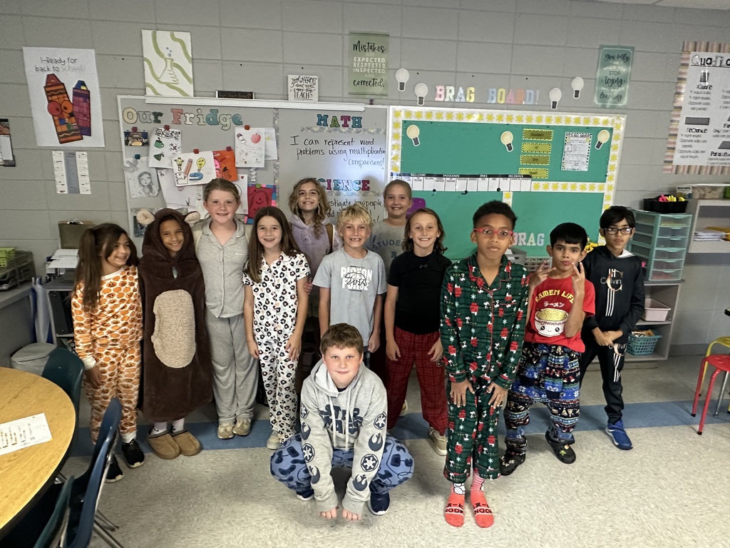 students in pjs