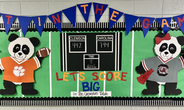 food drive score board