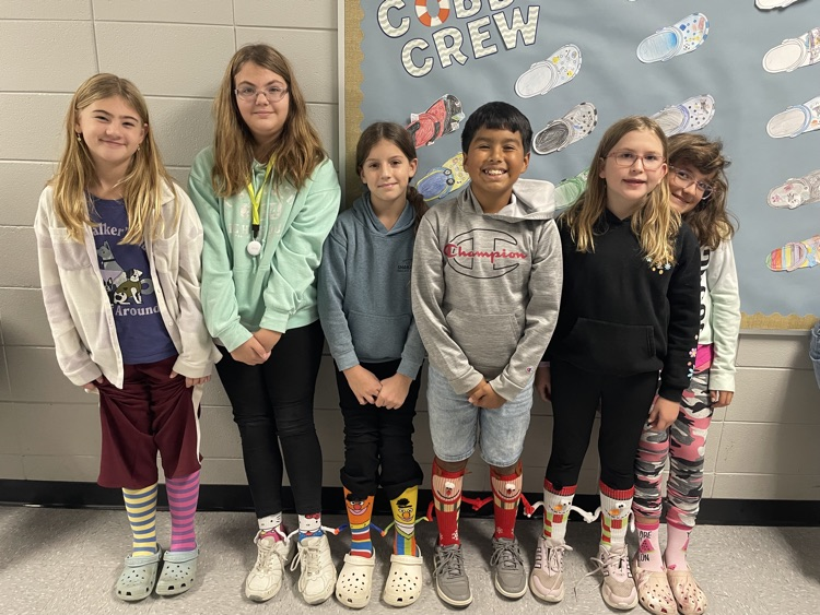 students wearing crazy