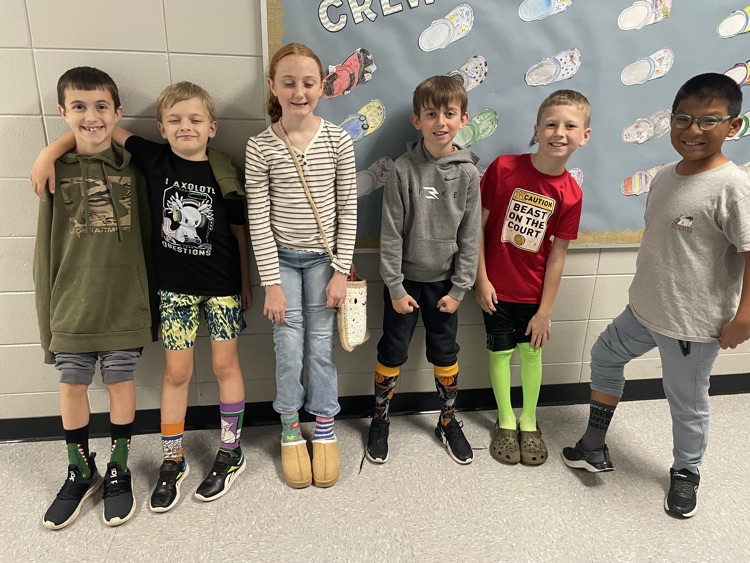 students wearing crazy