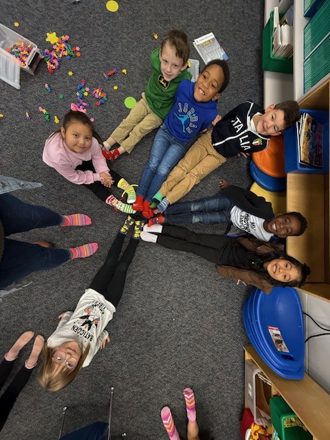 students wearing crazy