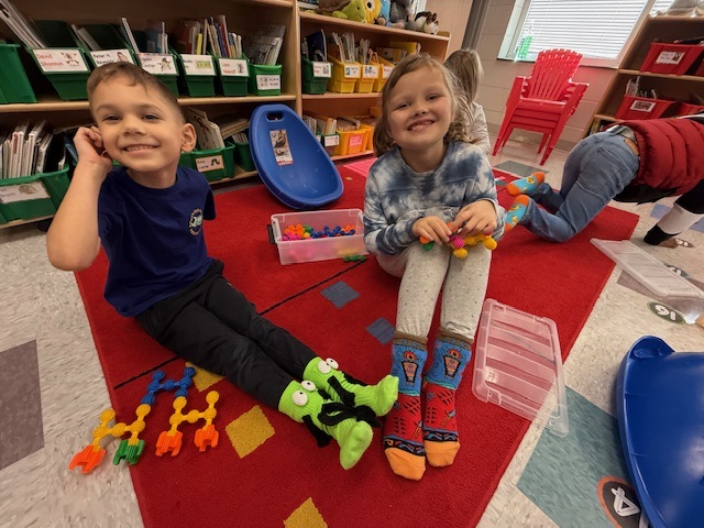 students wearing crazy