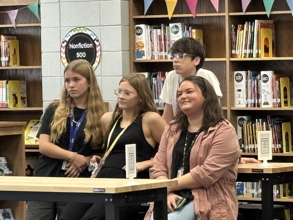  The students performed monologues and spoke about being a part of the drama program. 