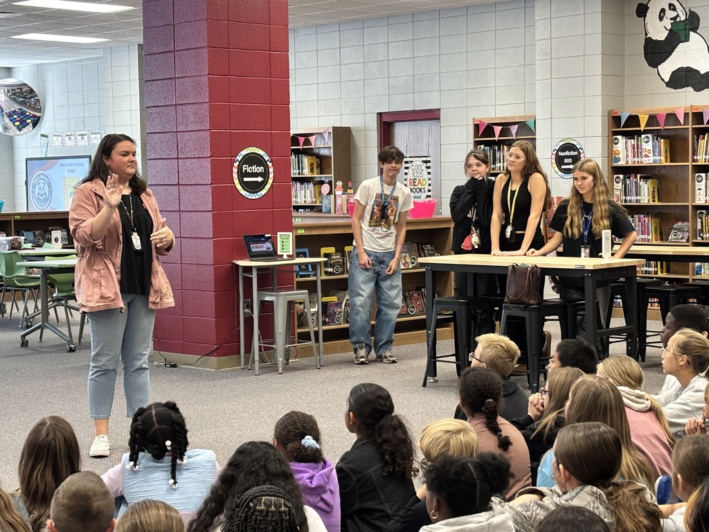  The students performed monologues and spoke about being a part of the drama program. 