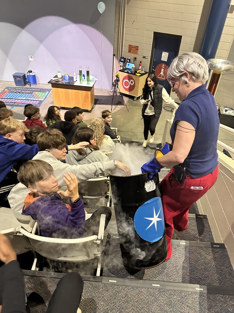 kids at the science center