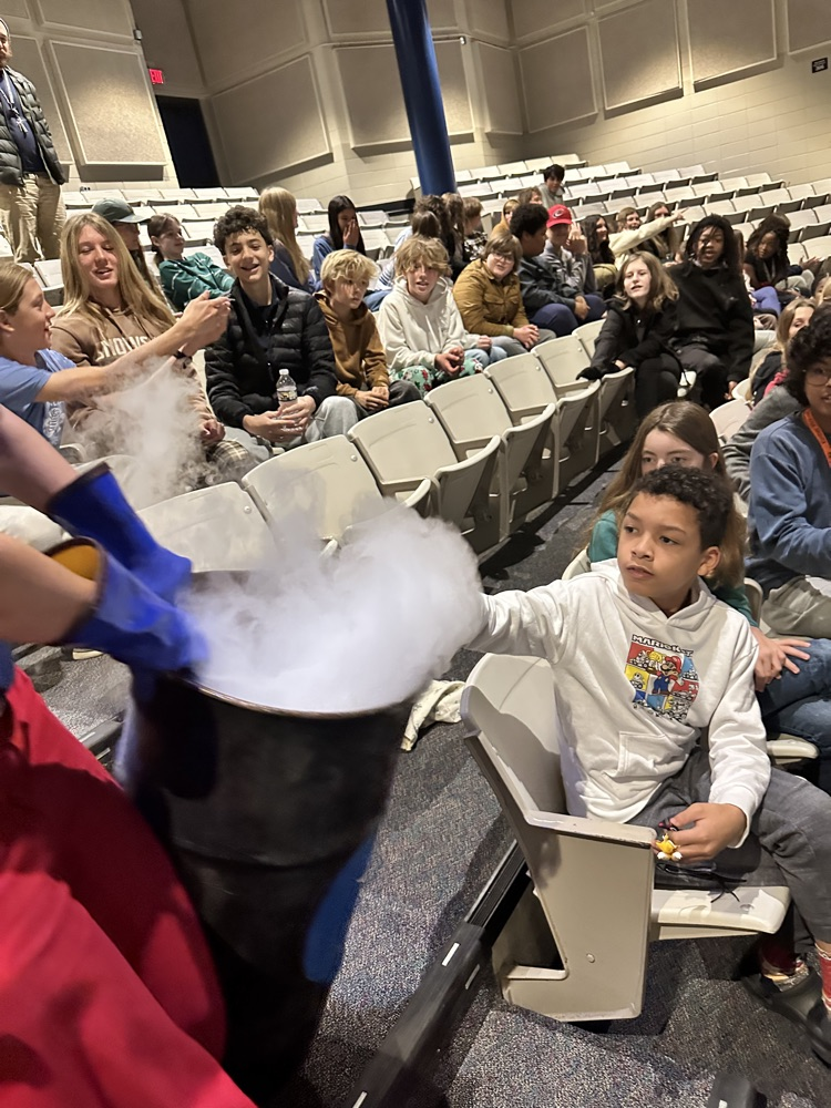kids at the science center