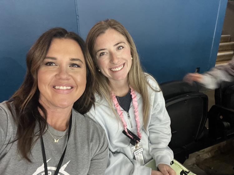 teachers at the hockey game