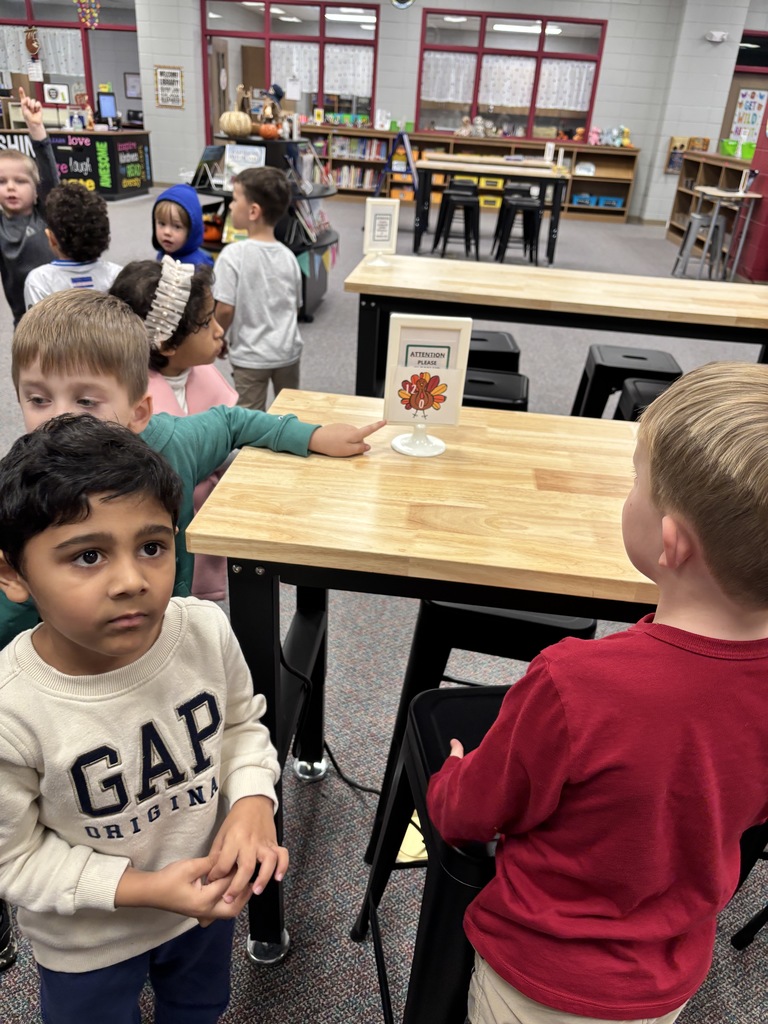 K4 Turkey Scavenger Hunt in the Library