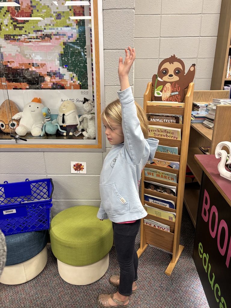 K4 Turkey Scavenger Hunt in the Library