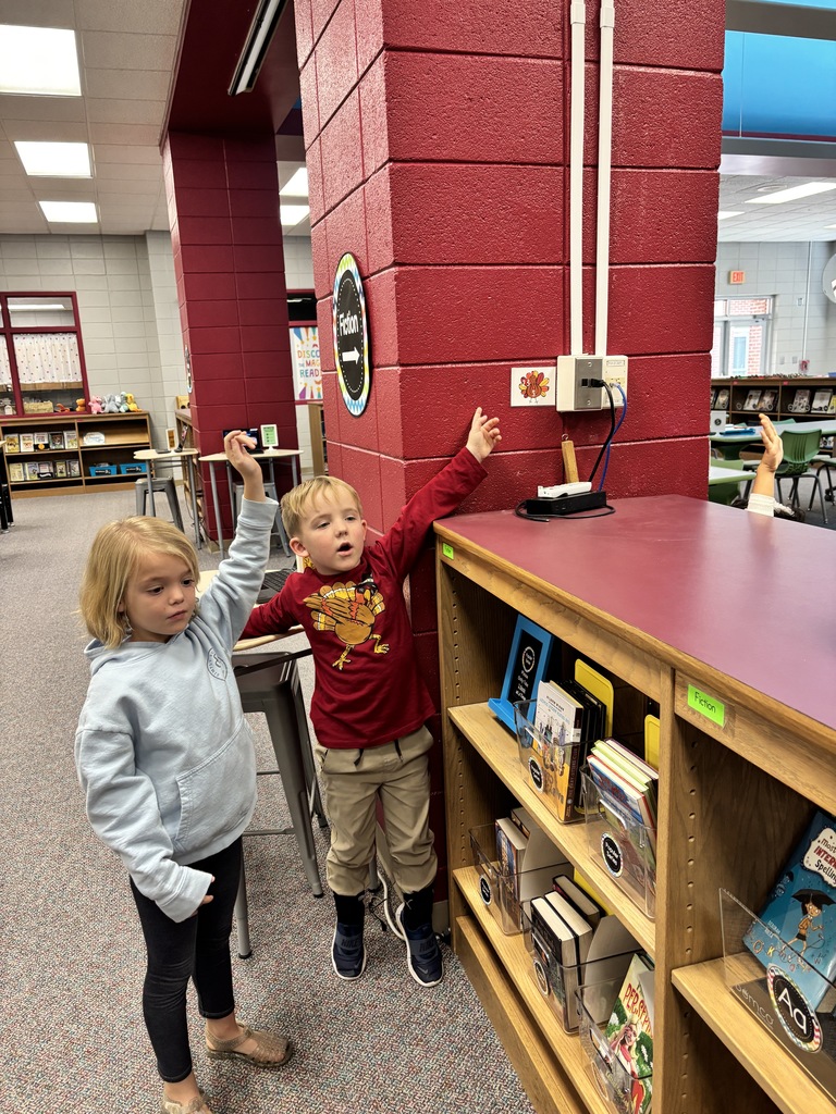 K4 Turkey Scavenger Hunt in the Library