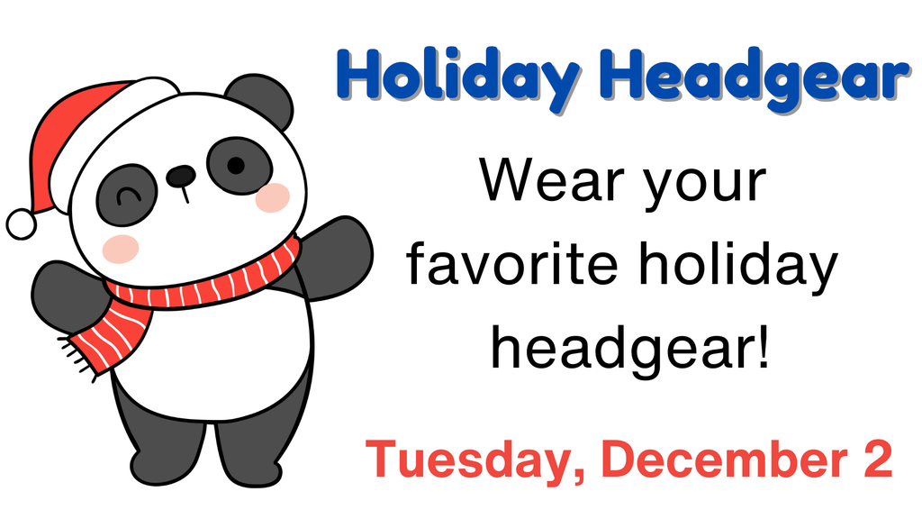 Holiday Headgear wear your favorite holiday headgear