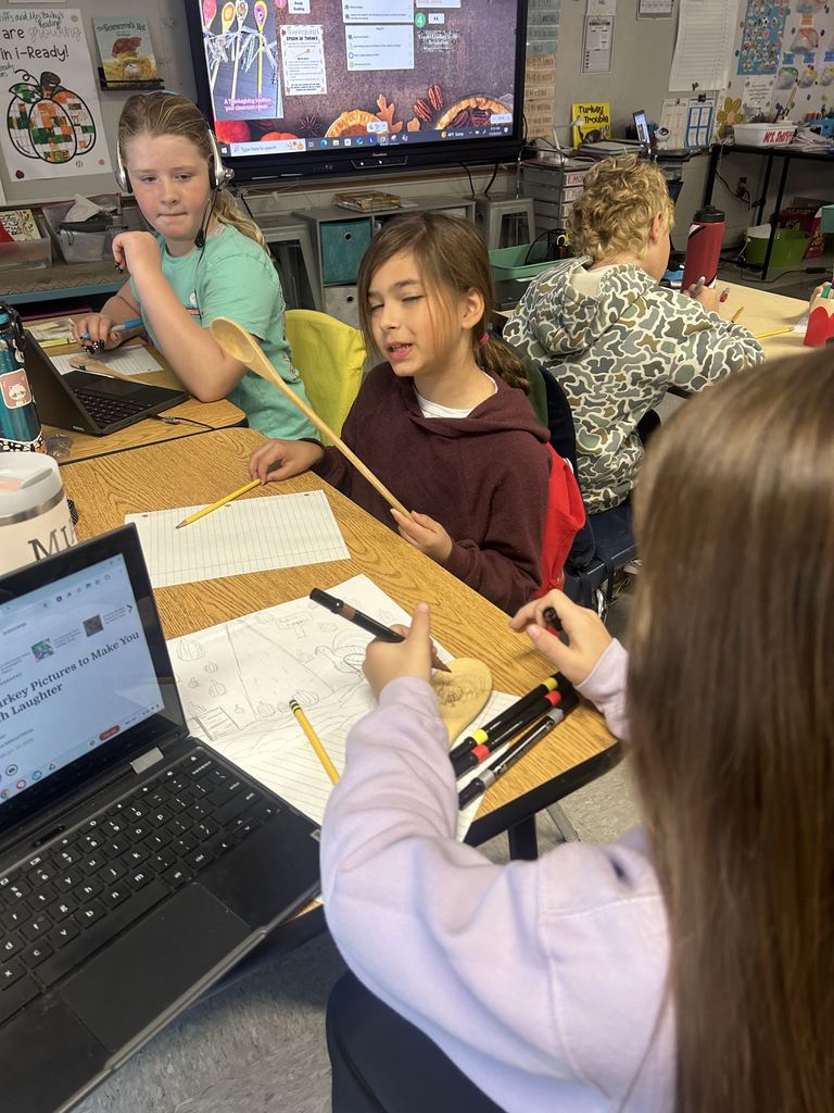 students got to make their own “spoon of thanks” to share with their families