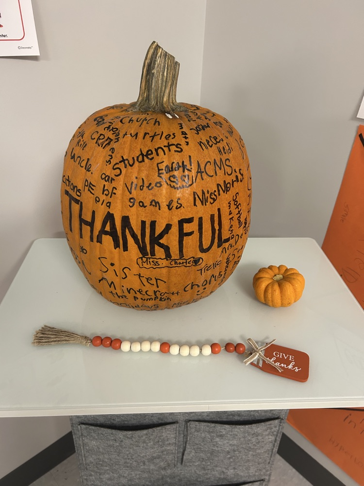thankful pumpkin 