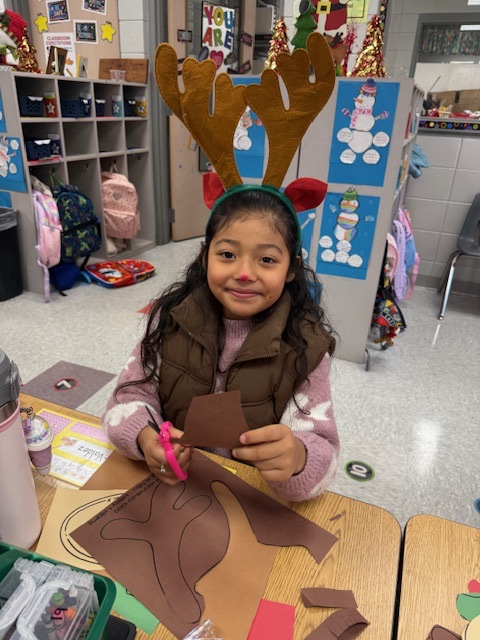 students dressed for Rudolph