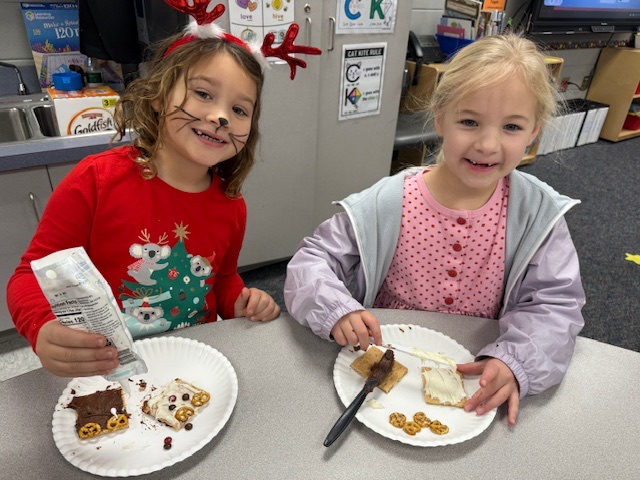 students dressed for Rudolph