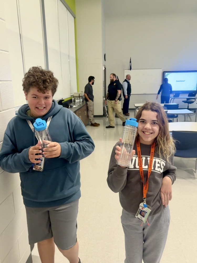 Spartanburg water employees with students 