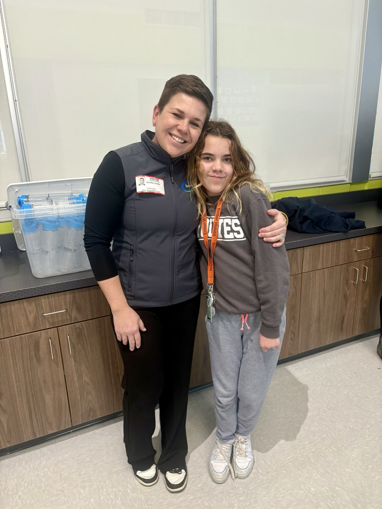 Spartanburg water employees with students