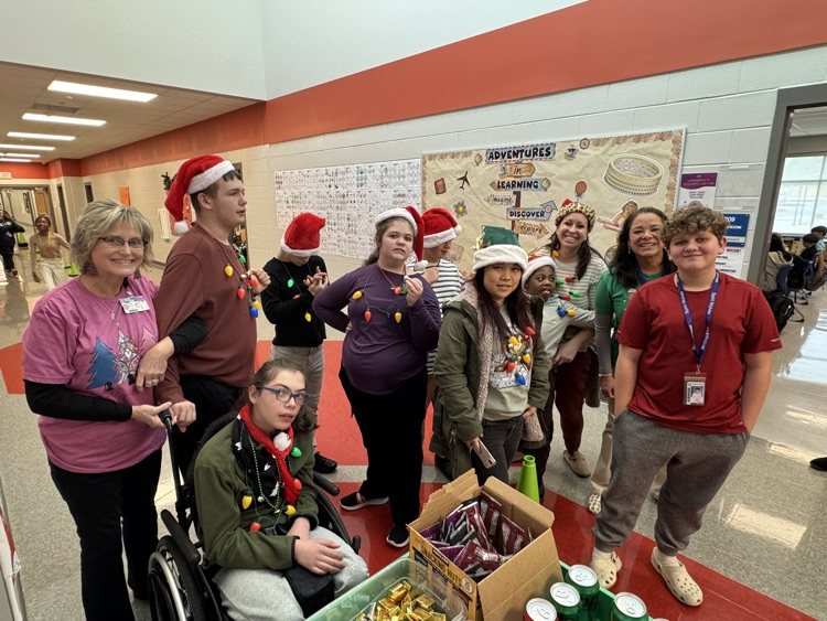 kids and a cheer cart 