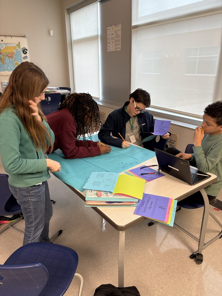 students working together 