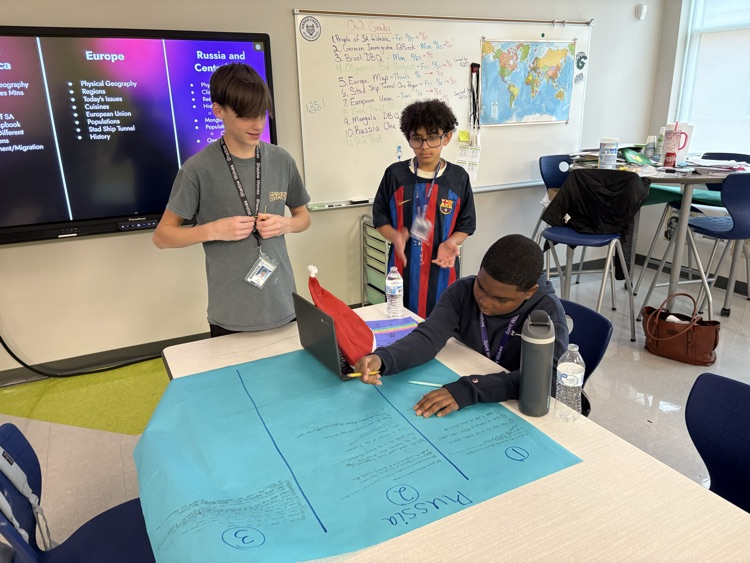 students working together 