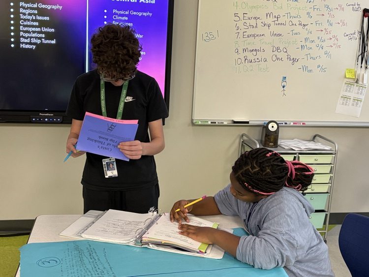 students working together 