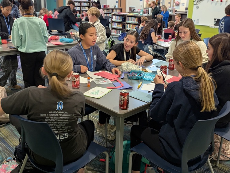 kids making cards and ornaments
