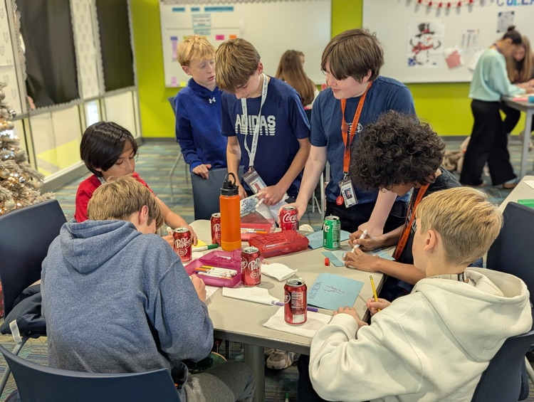 kids making cards and ornaments