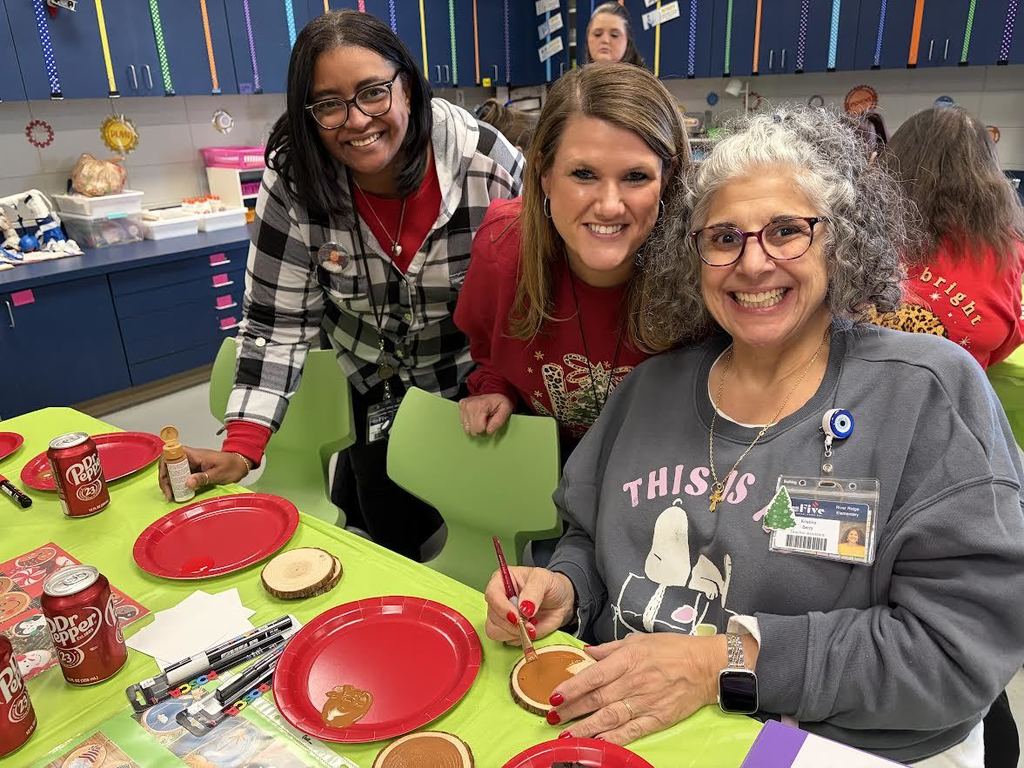 Faculty painting party