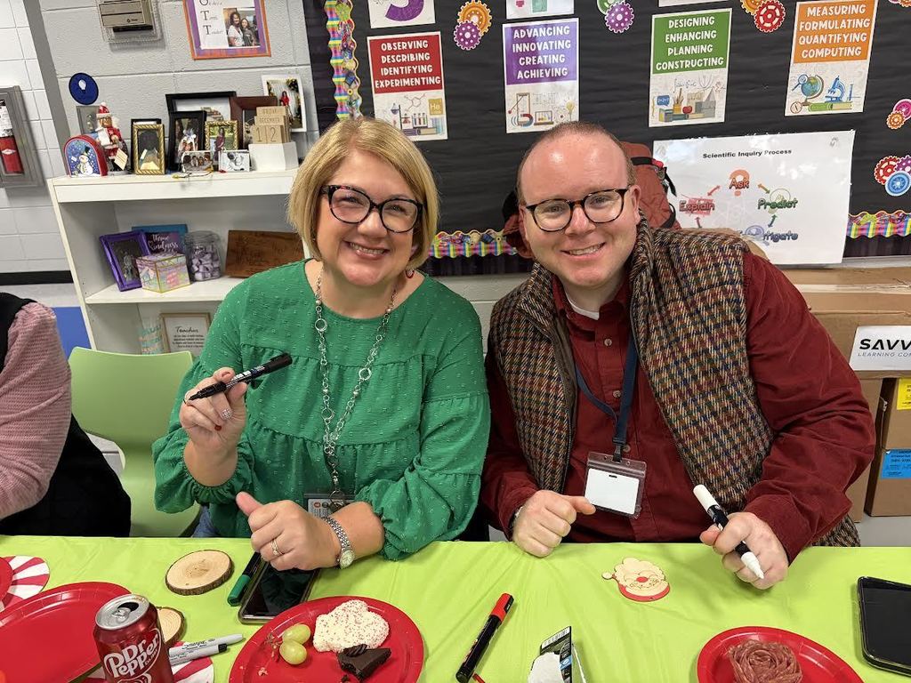 Faculty painting party