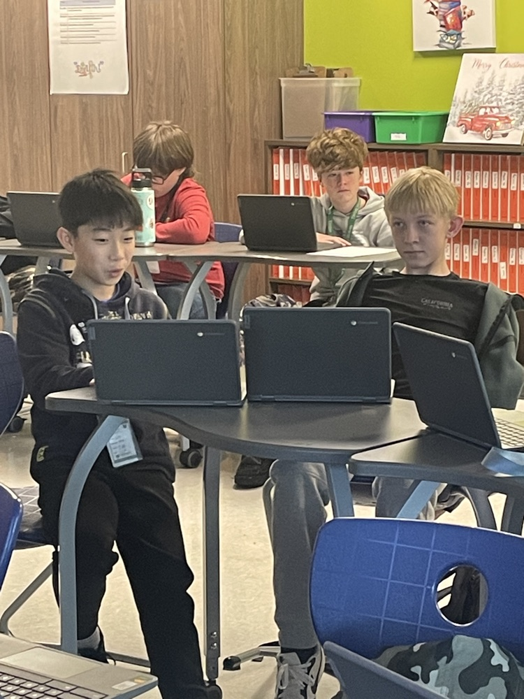 kids sharing with the class 